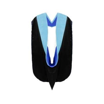 Doctor of PHD Education Hood - Royal Blue & White - Graduation Gown 