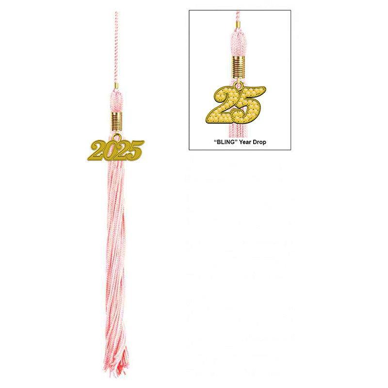 17-Color Graduation Tassel Collection with Year Charm - High Quality - Graduation Gown 