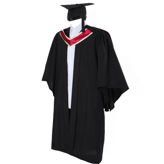 Deluxe UK Bachelor's Degree Graduation Uniform Gown - Graduation Gown 