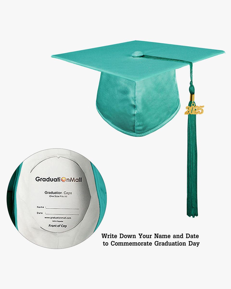 Shiny Kindergarten Graduation Cap with Tassel-12 Colors Available - Graduation Gown 