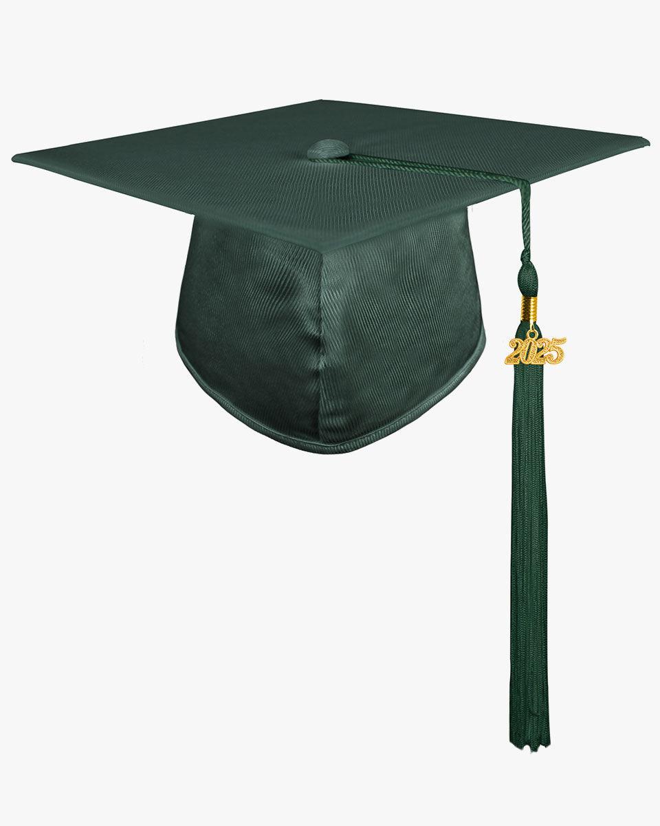Shiny Kindergarten Graduation Cap with Tassel-12 Colors Available - Graduation Gown 