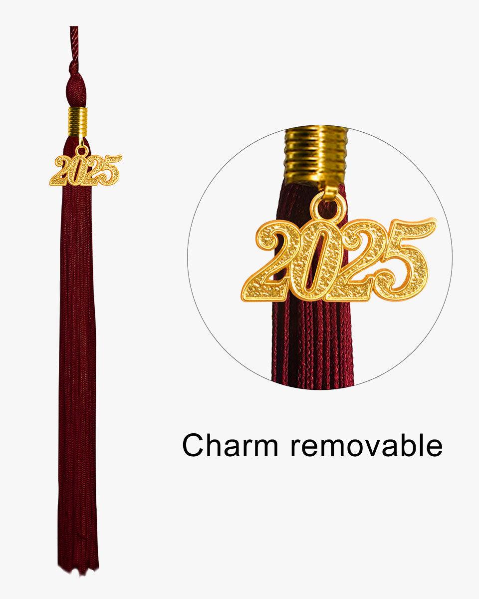 High School Matte Adult Graduation Cap with Tassel - 12 Colors Available - Graduation Gown 