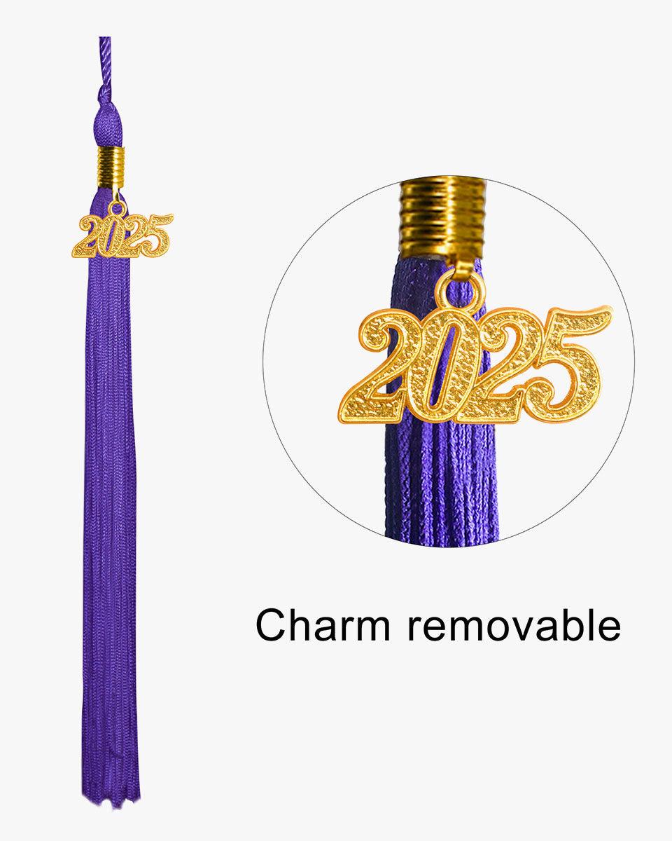High School Matte Adult Graduation Cap with Tassel - 12 Colors Available - Graduation Gown 