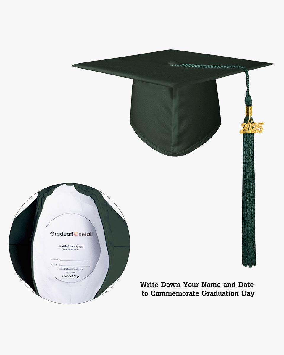 Matte Kindergarten Graduation Cap with Tassel-12 Colors Available - Graduation Gown 