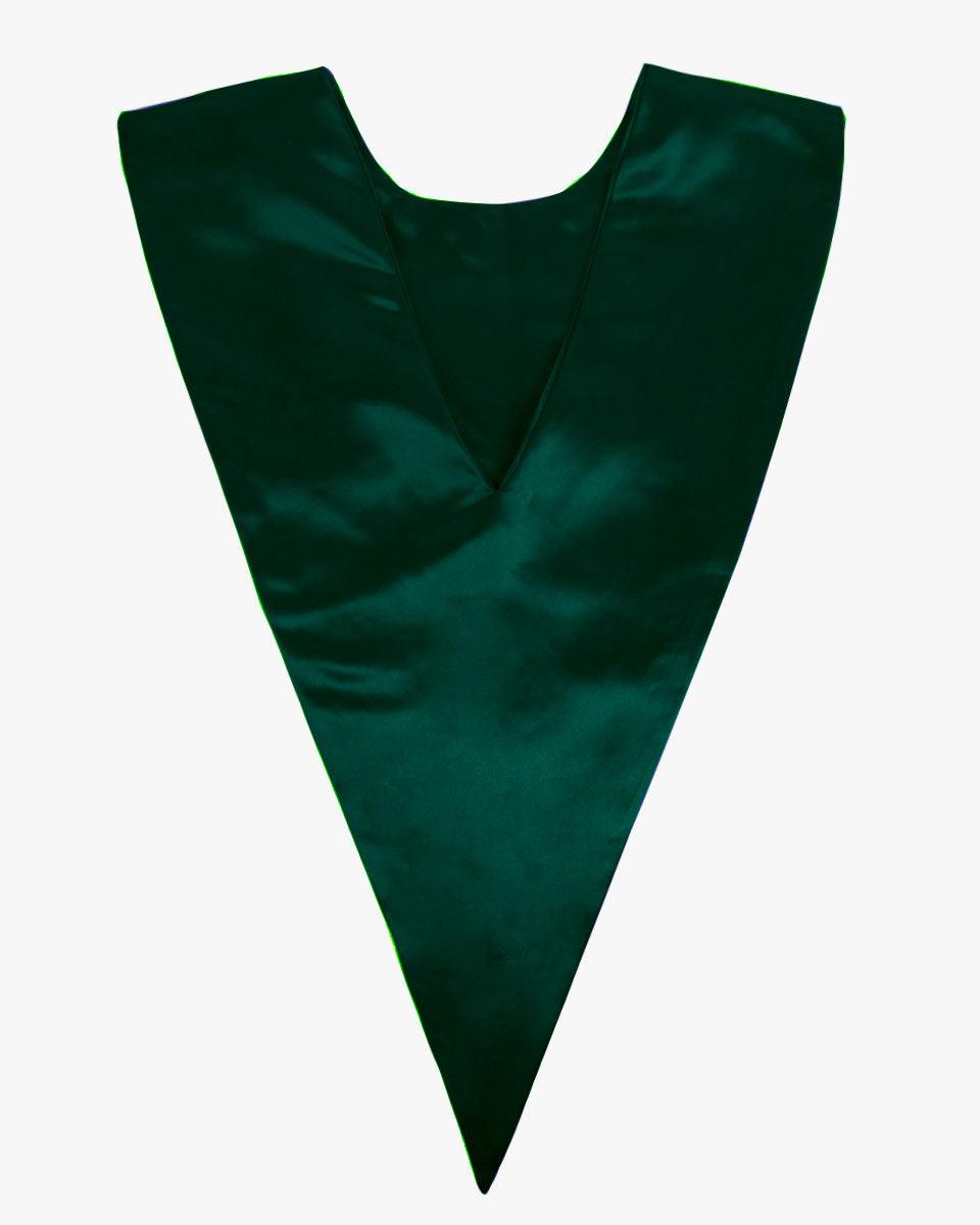 Traditional One Color V Stoles - 10 Colors Available - Graduation Gown 
