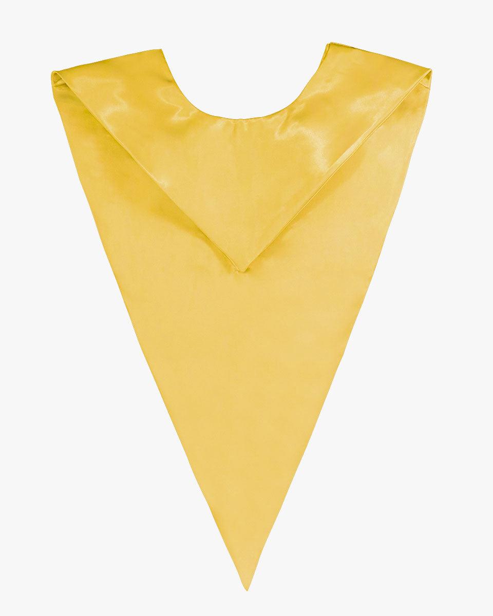 Traditional One Color V Stoles - 10 Colors Available - Graduation Gown 