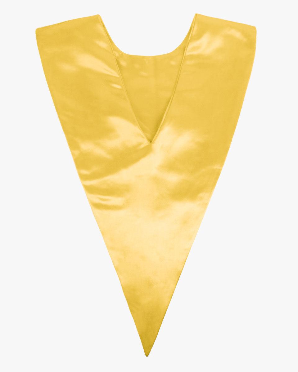 Traditional One Color V Stoles - 10 Colors Available - Graduation Gown 