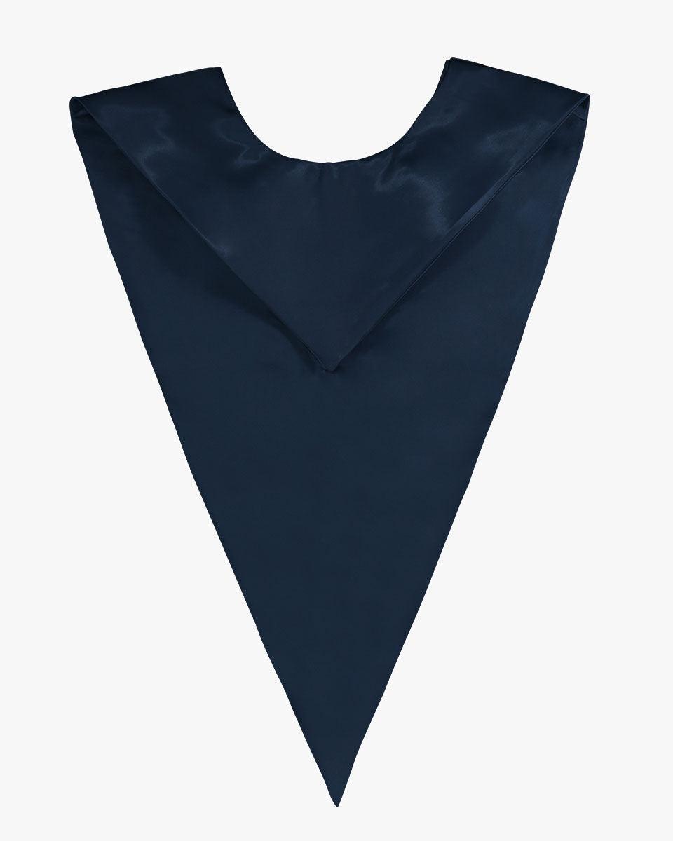 Traditional One Color V Stoles - 10 Colors Available - Graduation Gown 