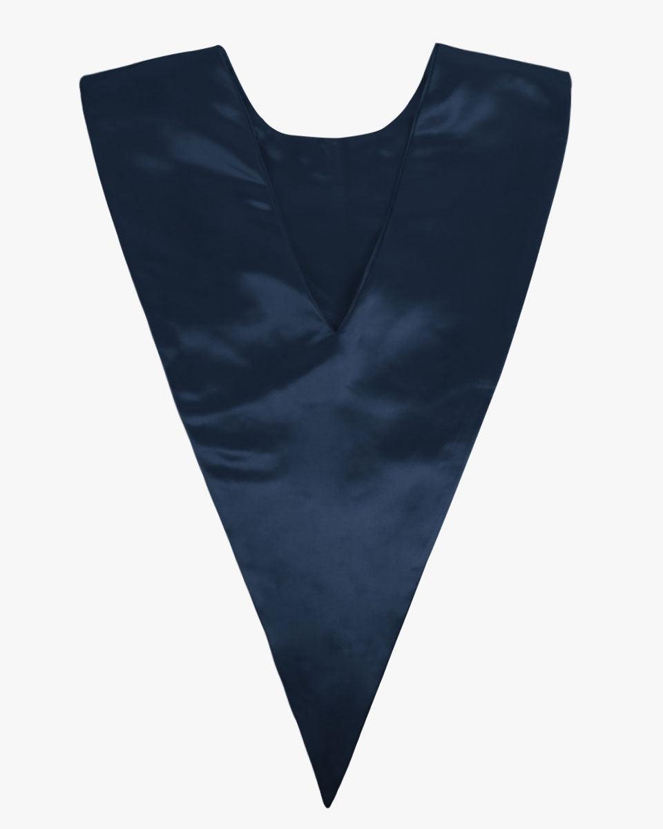 Traditional One Color V Stoles - 10 Colors Available - Graduation Gown 