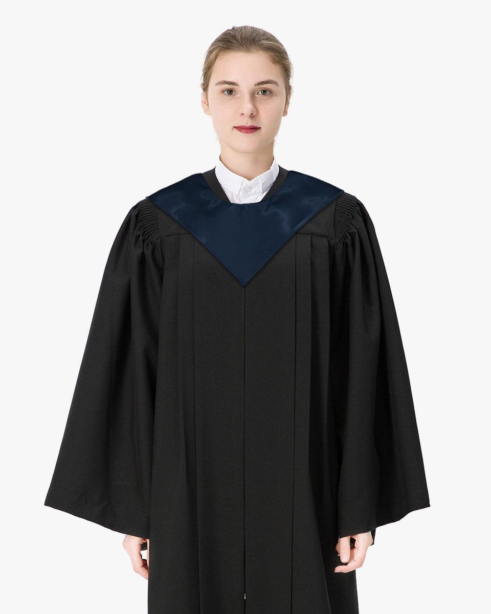 Traditional One Color V Stoles - 10 Colors Available - Graduation Gown 