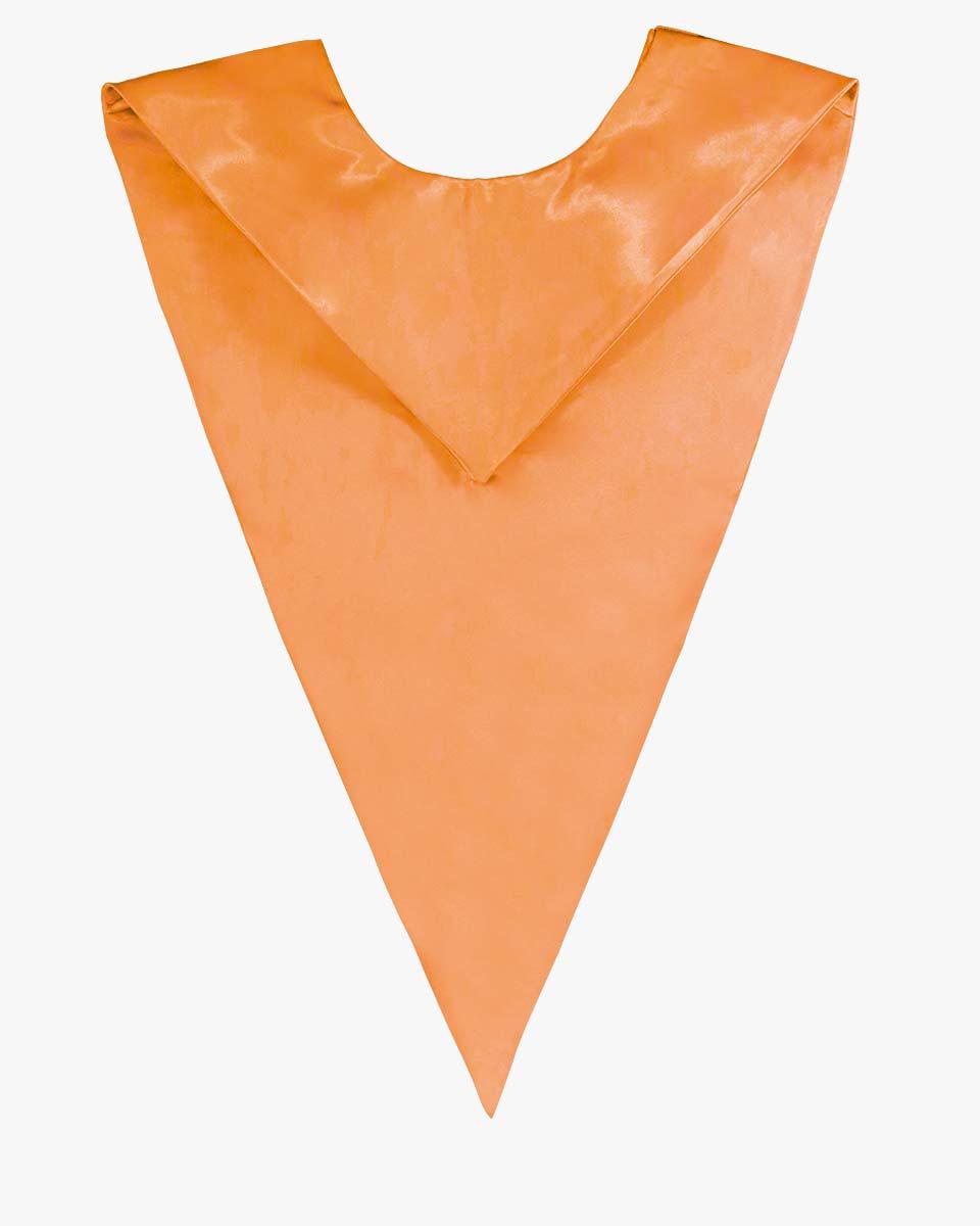 Traditional One Color V Stoles - 10 Colors Available - Graduation Gown 