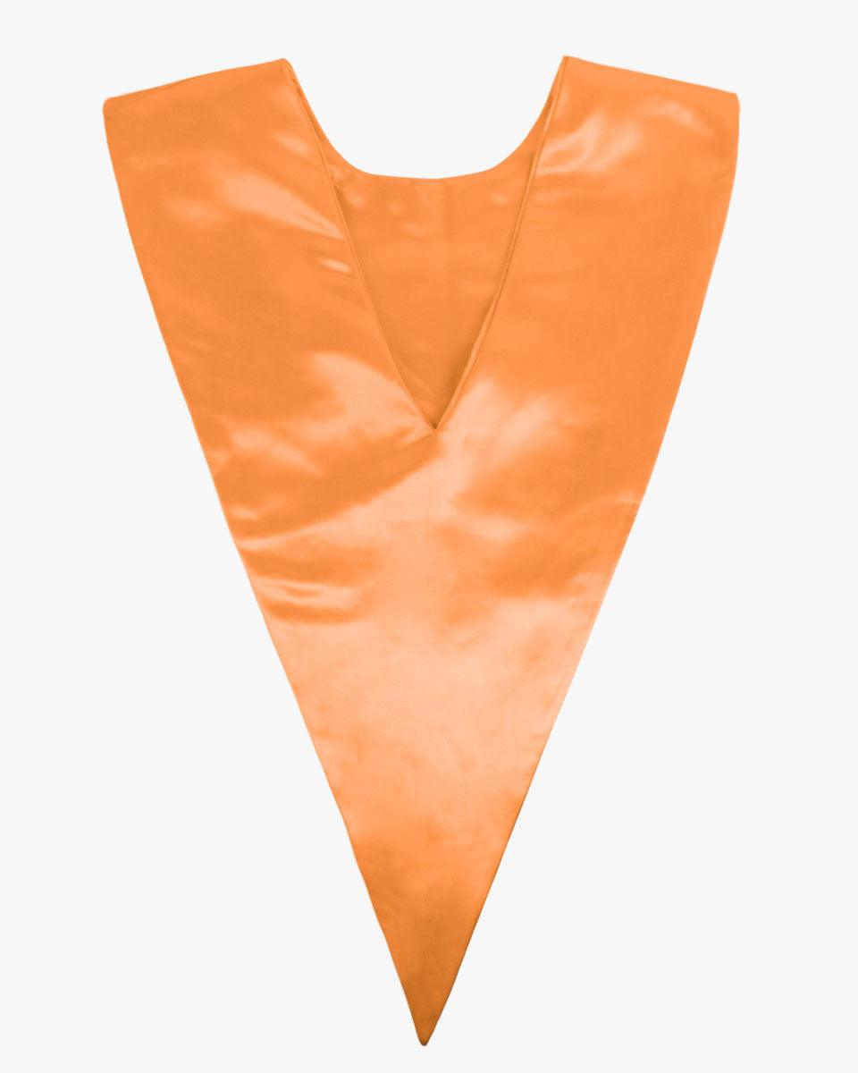 Traditional One Color V Stoles - 10 Colors Available - Graduation Gown 