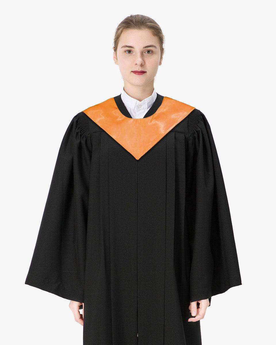 Traditional One Color V Stoles - 10 Colors Available - Graduation Gown 