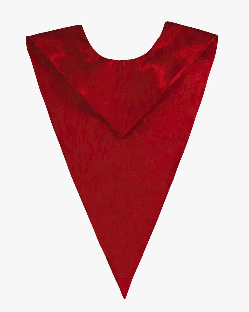 Traditional One Color V Stoles - 10 Colors Available - Graduation Gown 