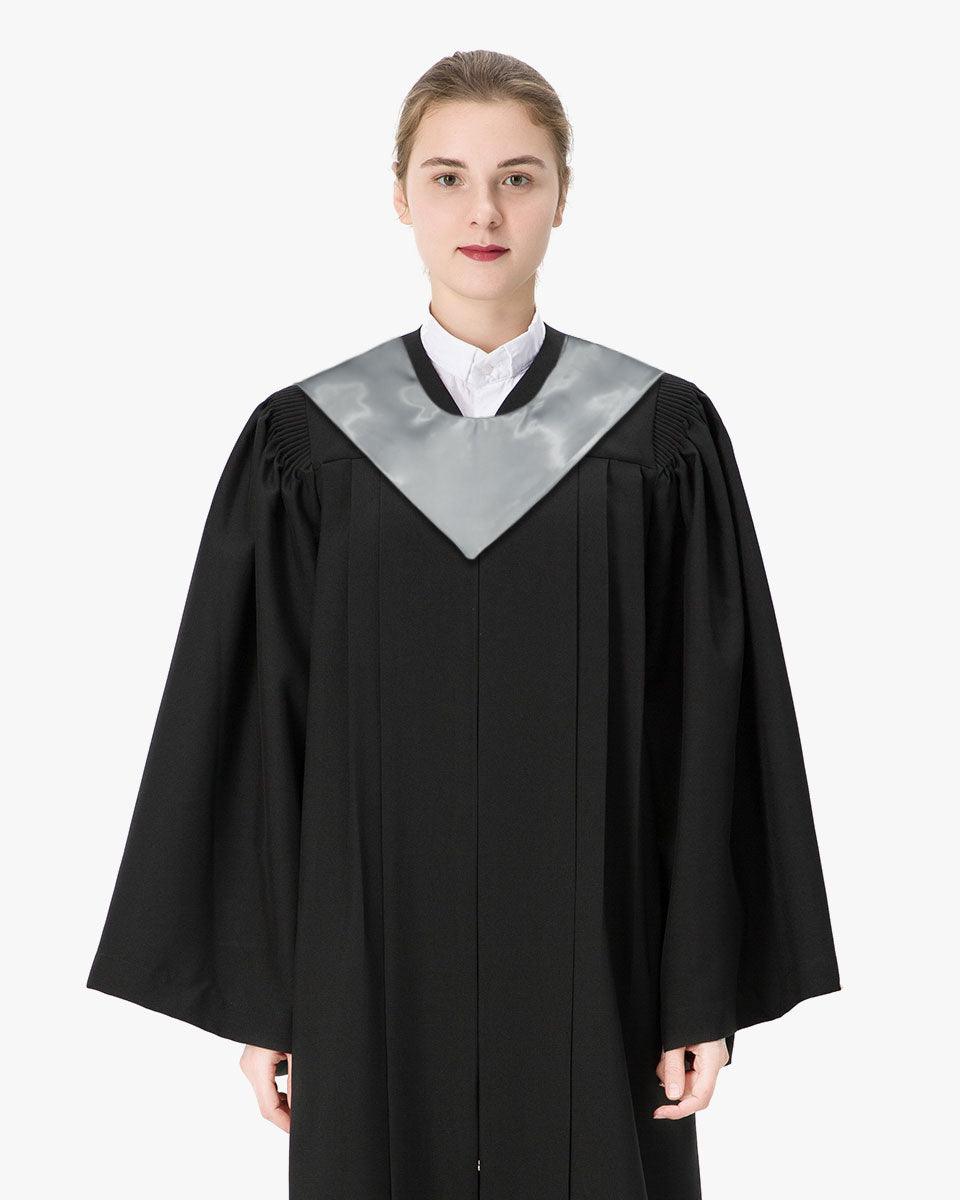 Traditional One Color V Stoles - 10 Colors Available - Graduation Gown 