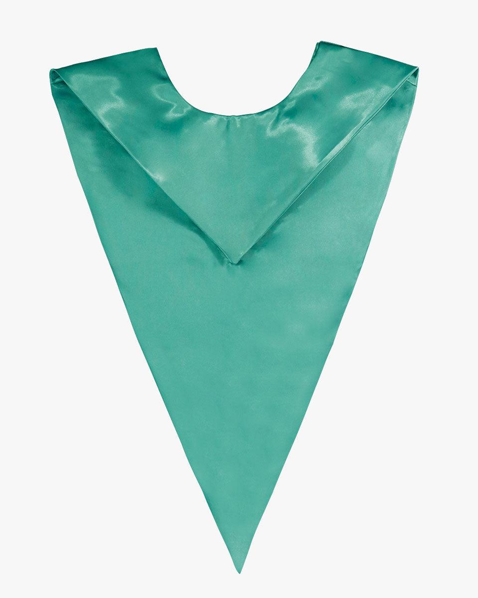 Traditional One Color V Stoles - 10 Colors Available - Graduation Gown 