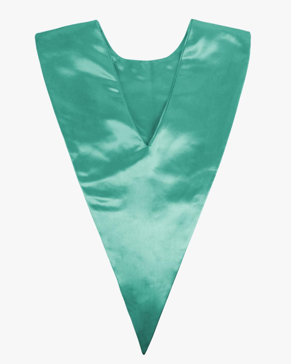 Traditional One Color V Stoles - 10 Colors Available - Graduation Gown 