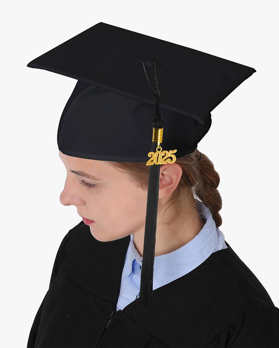 High School Premium Matte Graduation Cap, Gown, Tassel & Imprinted Diploma Cover Package - Graduation Gown 