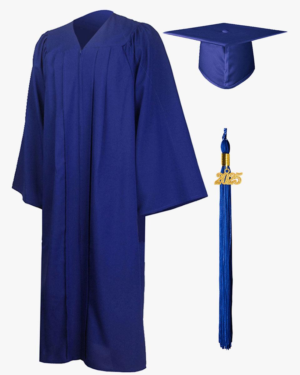 Economy Bachelor Graduation Cap Gown Hood Package - Graduation Gown 
