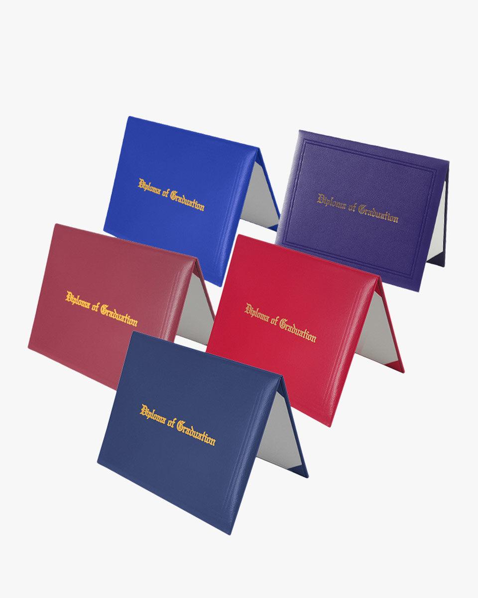 High School Premium Matte Graduation Cap, Gown, Stole & Imprinted Diploma Cover Package - Graduation Gown 