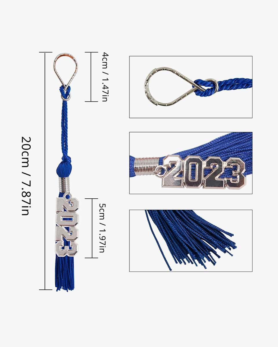 Tassel Keychain with Year Charm - Graduation Gown 