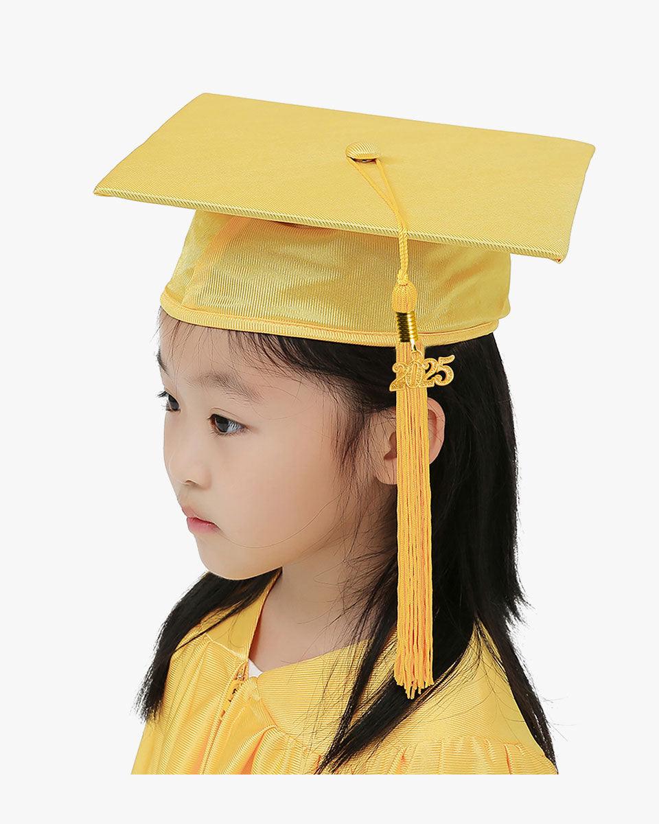 Shiny Kindergarten Graduation Cap, Gown, Stole & Diploma Package - Graduation Gown 