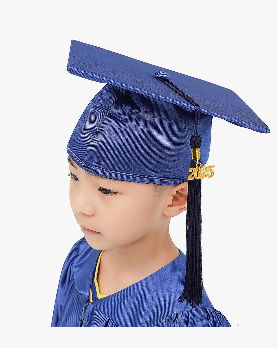 Shiny Kindergarten Graduation Cap, Gown, Stole & Diploma Package - Graduation Gown 