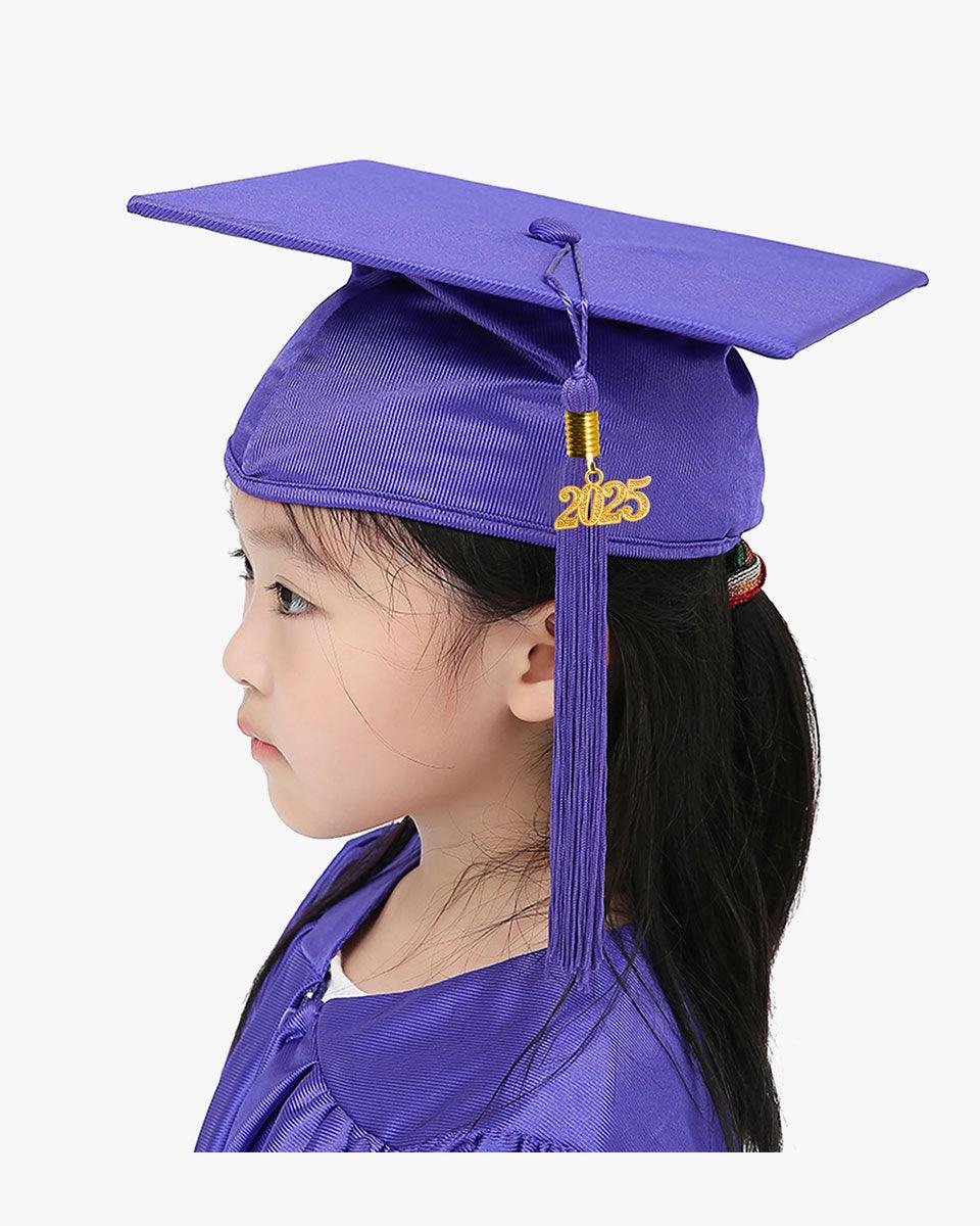 Shiny Kindergarten Cap, Gown & Tassel Package - 13 Colors Available - Graduation Gown 