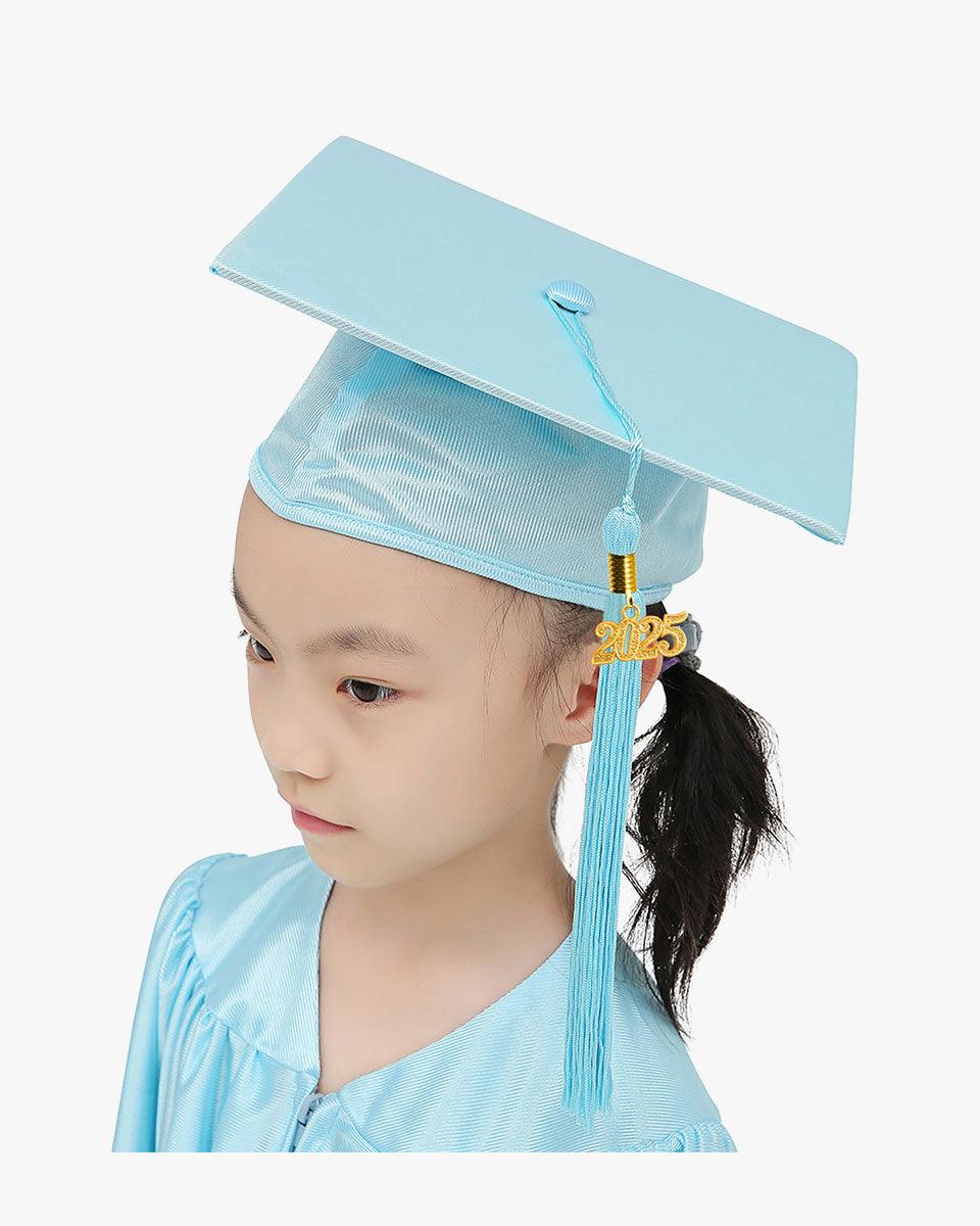 Shiny Kindergarten Graduation Cap, Gown, Stole, Diploma & Medal Package - Graduation Gown 