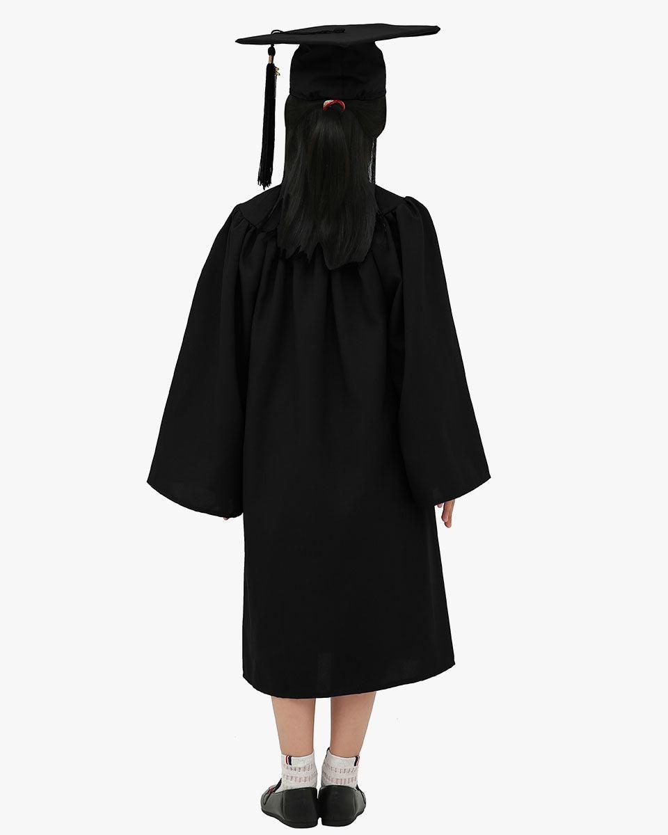 Matte Kindergarten Cap, Gown & Tassel Package – 12 Colors Available - Graduation Gown 