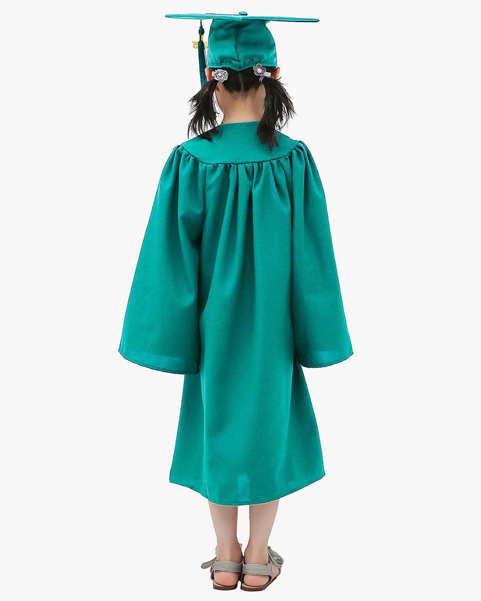 Matte Kindergarten Cap, Gown & Tassel Package – 12 Colors Available - Graduation Gown 