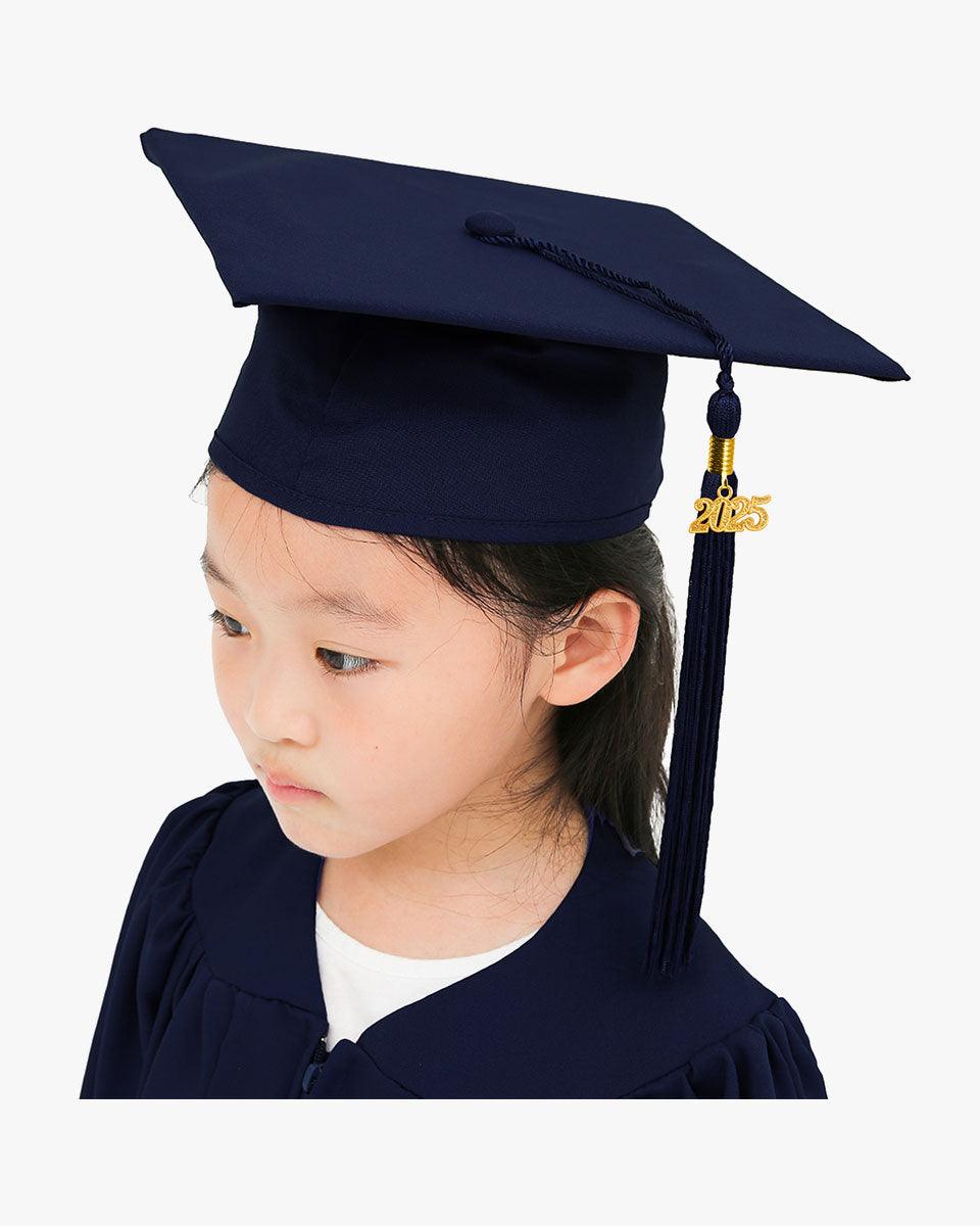 Matte Kindergarten Cap, Gown & Tassel Package – 12 Colors Available - Graduation Gown 