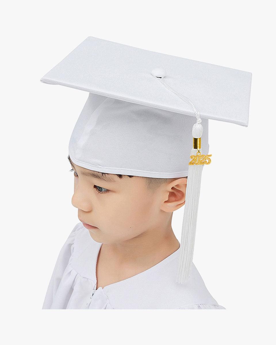 Matte Kindergarten Cap, Gown & Tassel Package – 12 Colors Available - Graduation Gown 