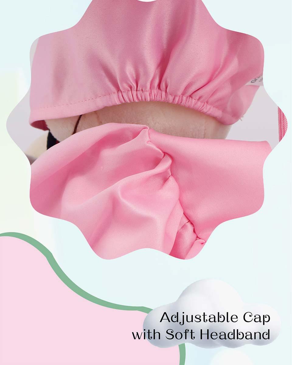 Soft Satin NICU Graduate Baby Cap and Gown Set - 3 Colors Available - Graduation Gown 