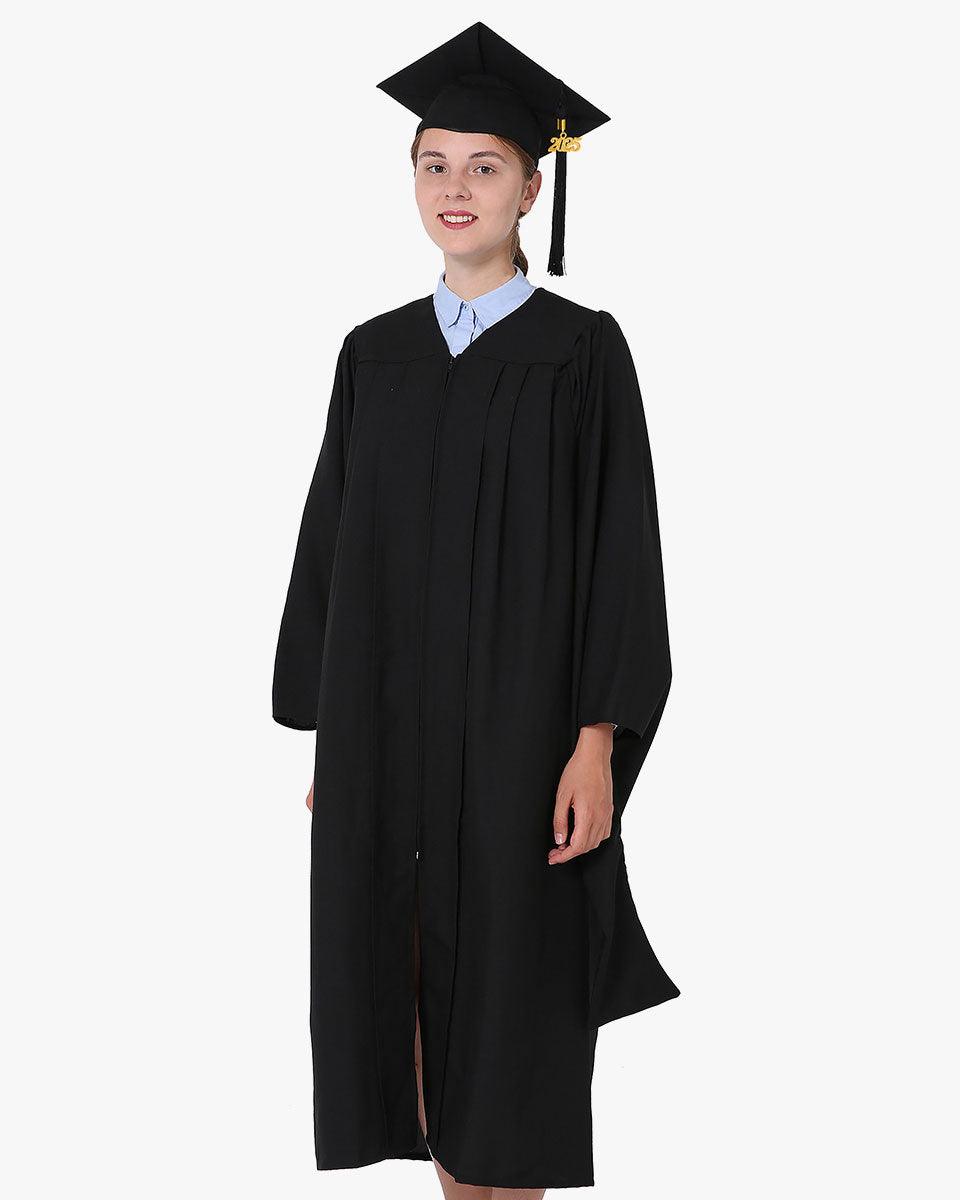 Economy Master Cap Gown & Hood Package - Graduation Gown 
