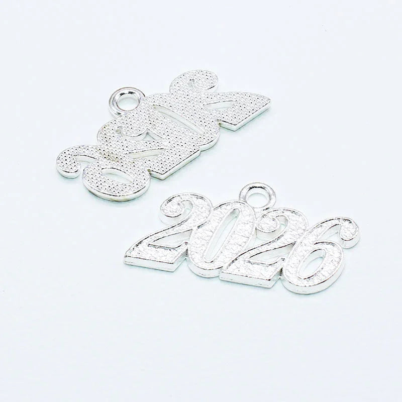 2025 Silver Year Date Drop - Graduation Gown 