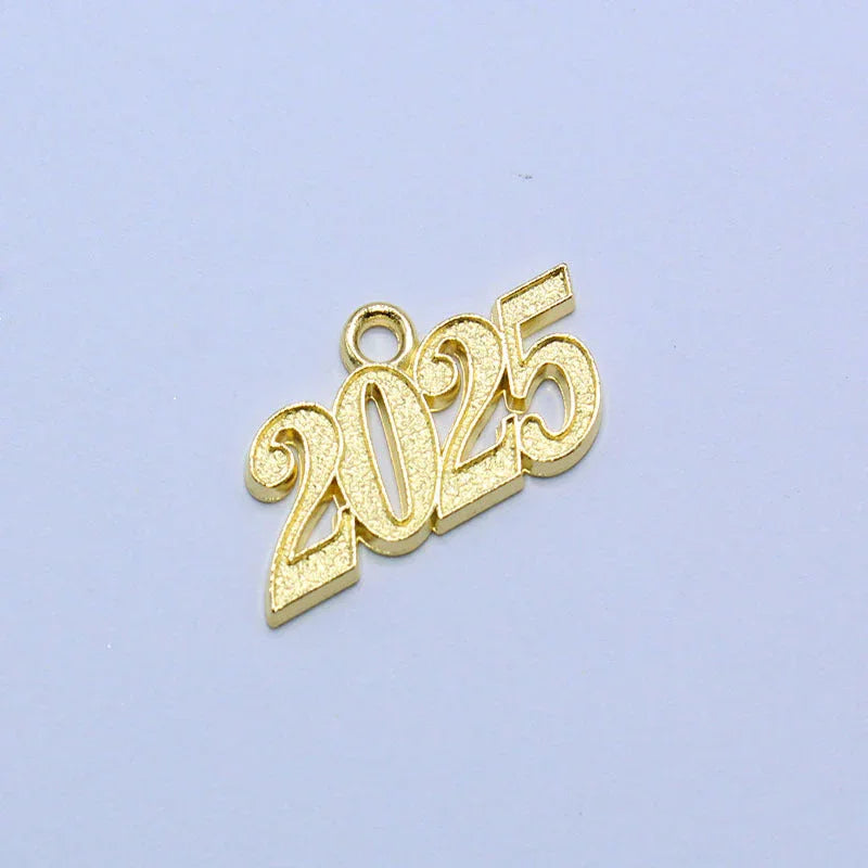 2025 Gold Year Date Drop - Graduation Gown 