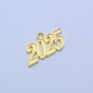 2025 Gold Year Date Drop - Graduation Gown 