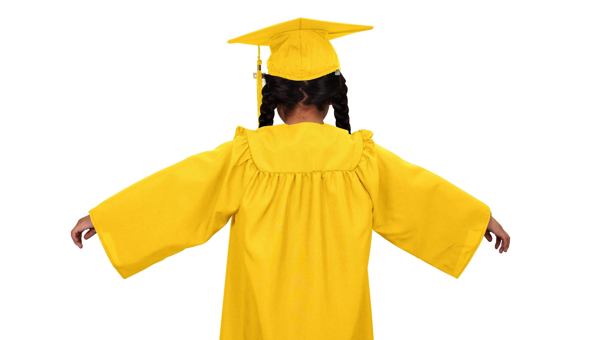 Matte Gold Kindergarten/Preschool Cap & Gown - Graduation Gown 