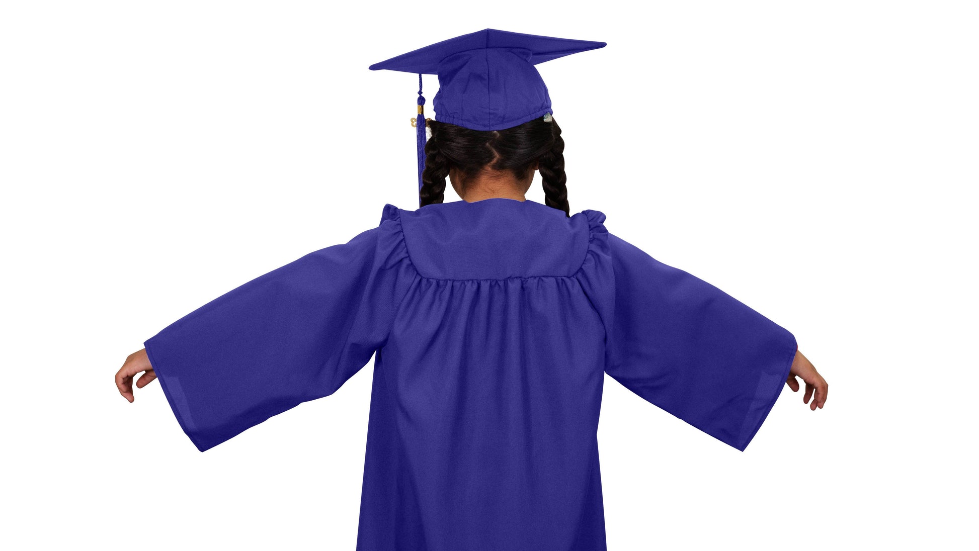 Matte Purple Kindergarten/Preschool Cap & Gown - Graduation Gown 