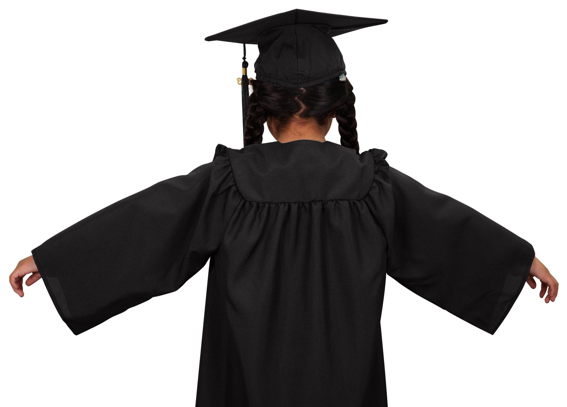 Matte Black Kindergarten/Preschool Cap & Gown - Graduation Gown 