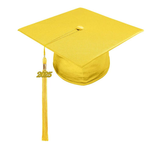Shiny Gold Kindergarten/Preschool Cap & Tassel - Graduation Gown 