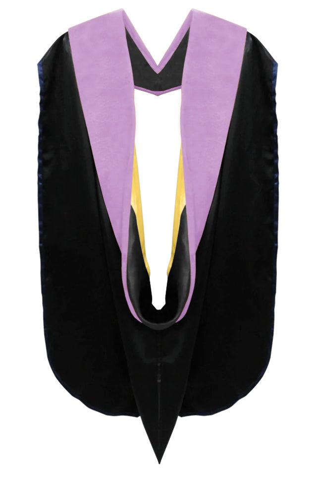 Doctor of Dentistry Hood - Black & Golden Yellow - Graduation Gown 