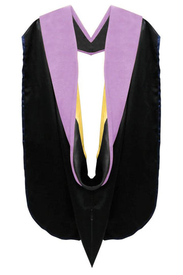 Doctor of Dentistry Hood - Black & Golden Yellow - Graduation Gown 