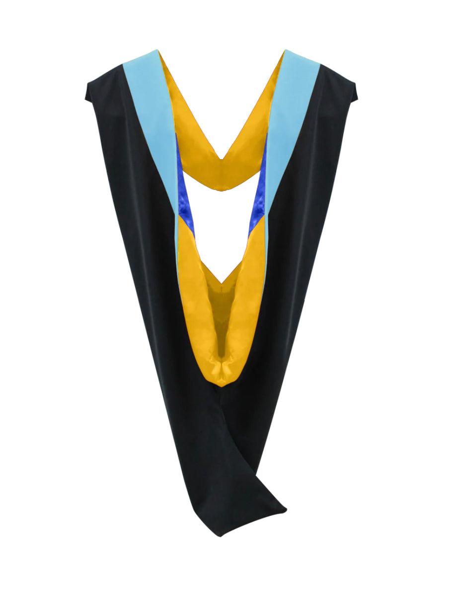 Masters Cap, Gown & Hood Package for UC Irvine Graduation - Graduation Gown 