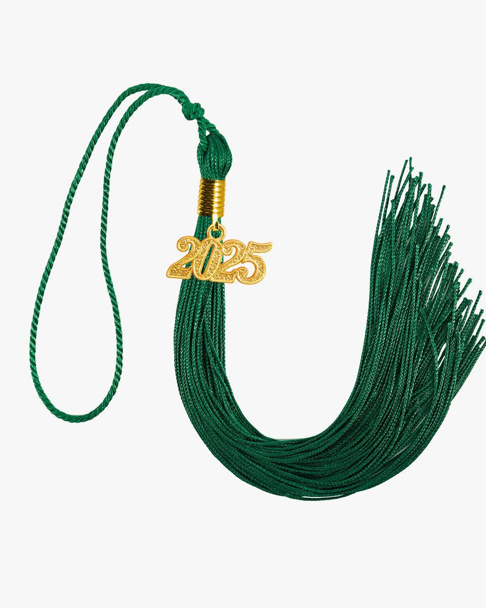Solid Color Graduation Tassel - 18 Colors Available - Graduation Gown 