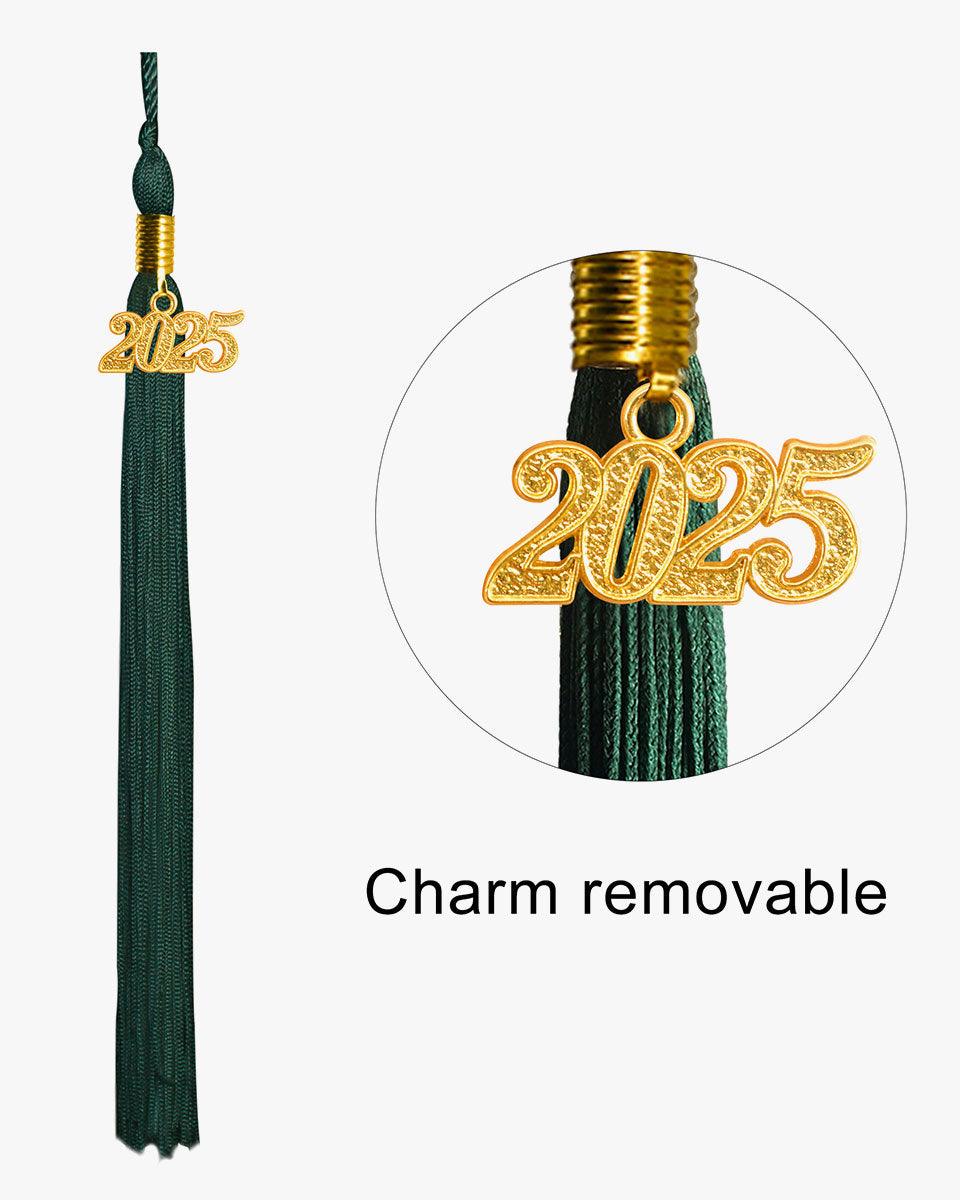 Solid Color Graduation Tassel - 18 Colors Available - Graduation Gown 