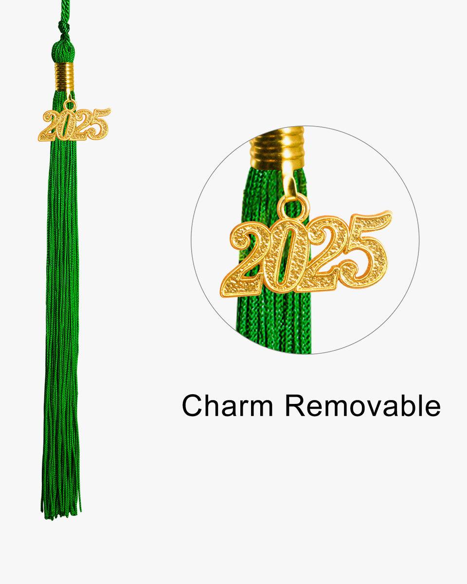 Solid Color Graduation Tassel - 18 Colors Available - Graduation Gown 