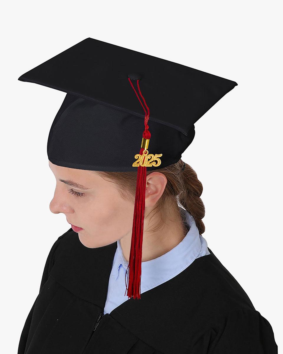 Solid Color Graduation Tassel - 18 Colors Available - Graduation Gown 