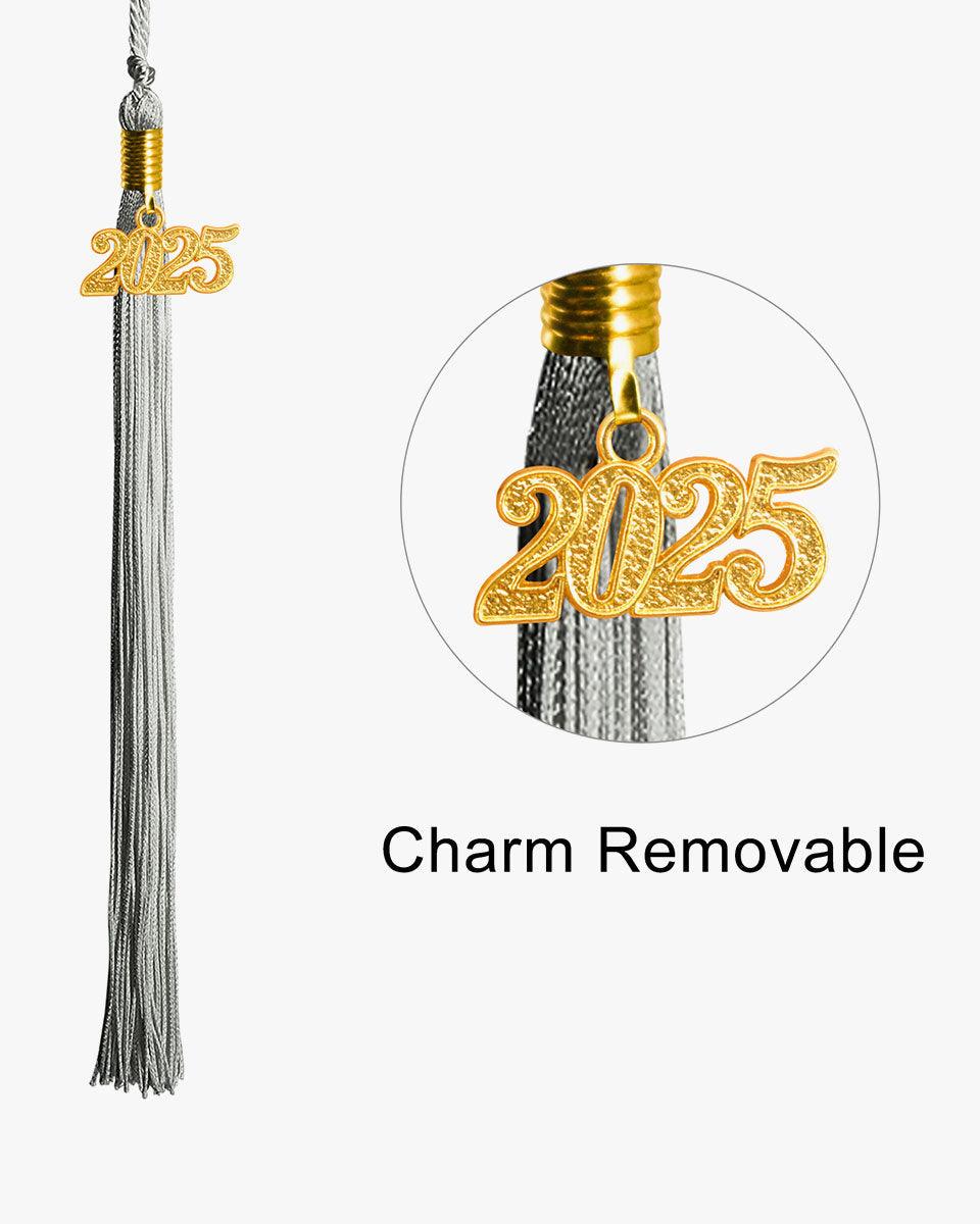 Solid Color Graduation Tassel - 18 Colors Available - Graduation Gown 